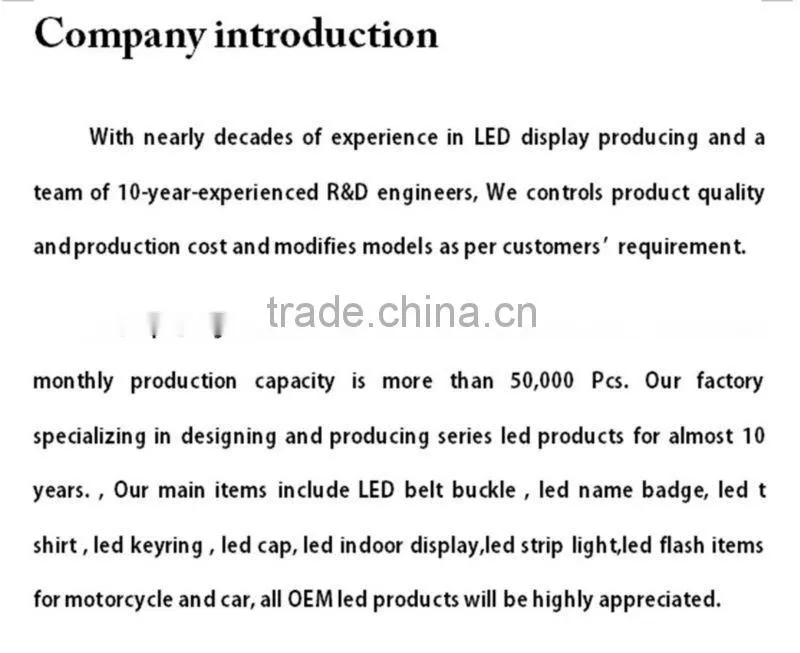 led scrolling sign t shirt message fashion wholesale t-shirt led display