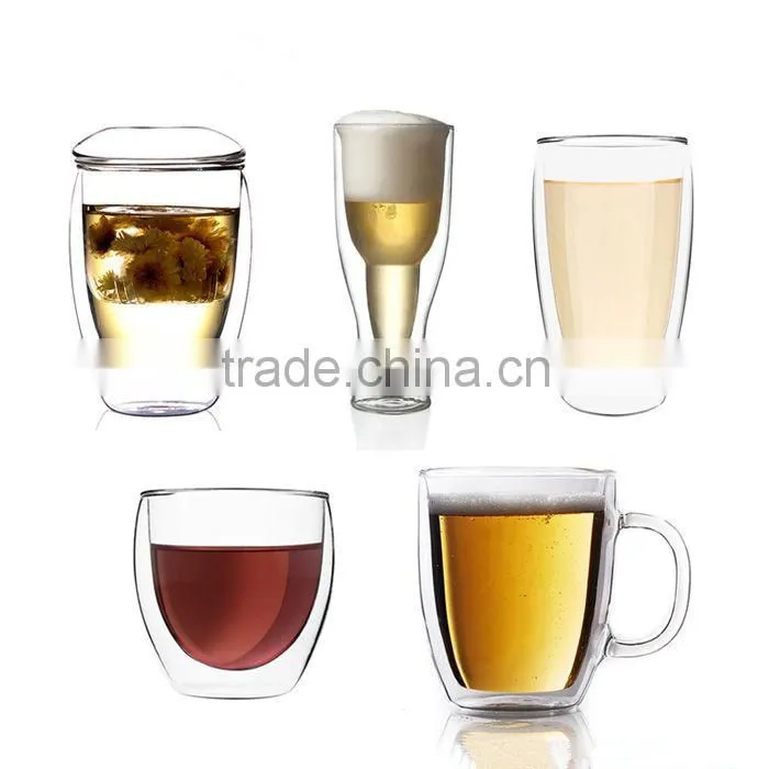 double wall glass cups pyrex mugs