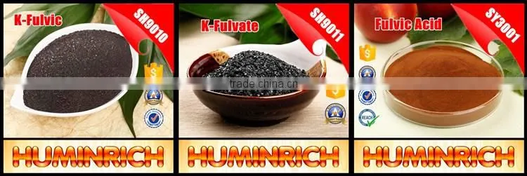 Huminrich 70%HA 25%FA 12%K2O Super Potassium Humate With Fulvic Acid
