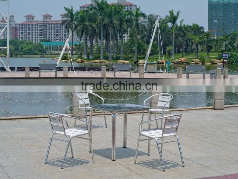 Rectangular mental coffee shop dining bar table YT3