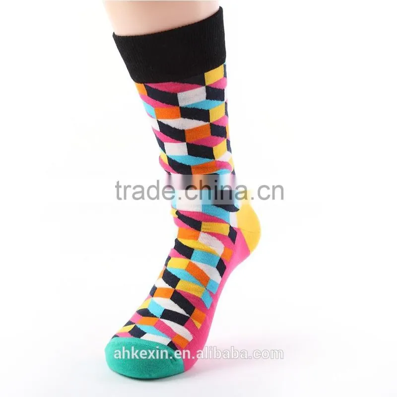 Wholesale knitted knee high cotton socks