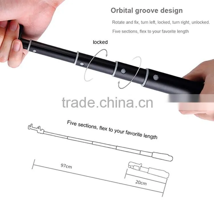 aluminum selfie stick Wholesale Selfie Stick wireless selfie stick with zoom