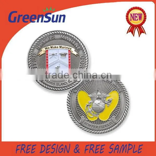 China good supplier Grade AAA gold and silver plating coins