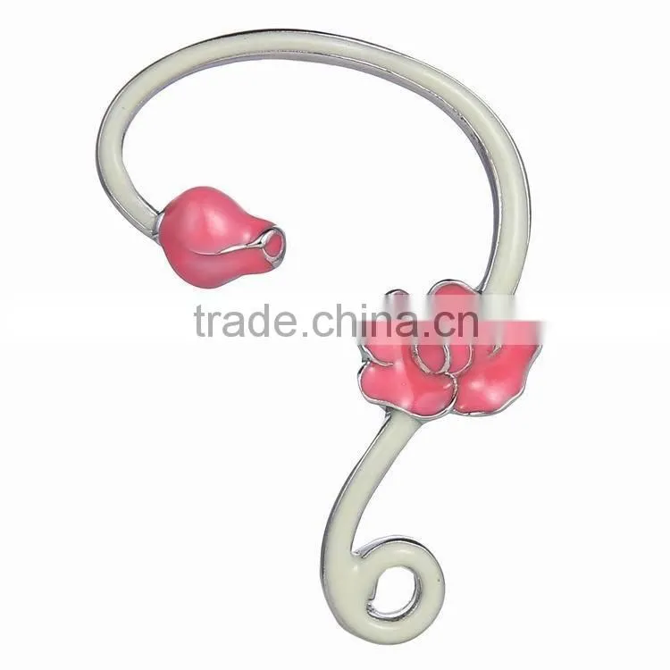 glow in the dark shaped stud rose flower earring