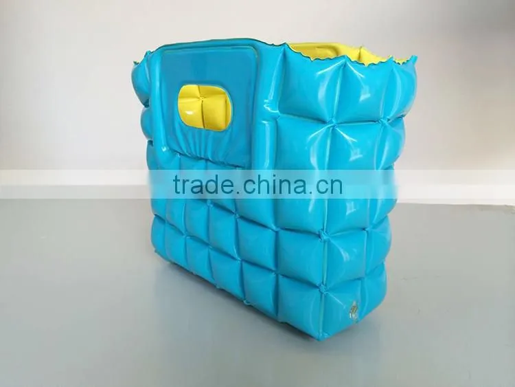 custom print summer sunny waterproof inflatable plastic beach bubble bag