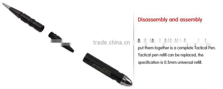 Top 10 Tactical Pens Aviation Aluminum high strength steel Anti-skid writing pen for survival kit