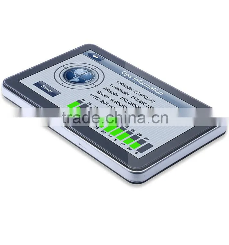 HD 800*480 BT&AV IN 8GB DDR 128M Load Free Newest 3D Map 7inch GPS Navigator