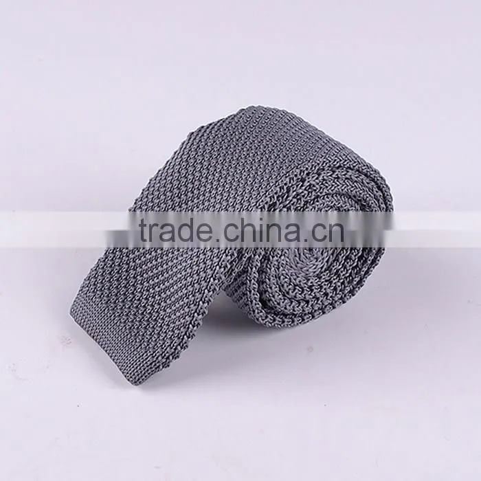 Fashion plain color cotton knitted necktie series 3