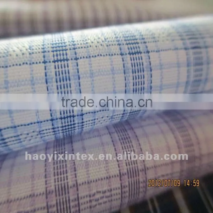 polyester plaid yarn dyed fabric