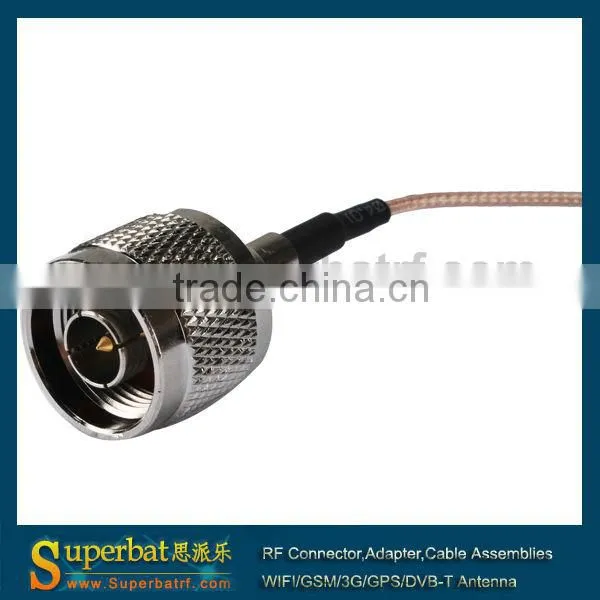 Good supplier for N male to MCX male pigtail coaxial cable rg178