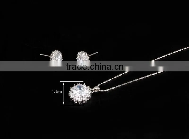 US Platinum Jewelry Hight Quality Cubic Zirconia Stones Low Price Jewelry Made In Turkey
