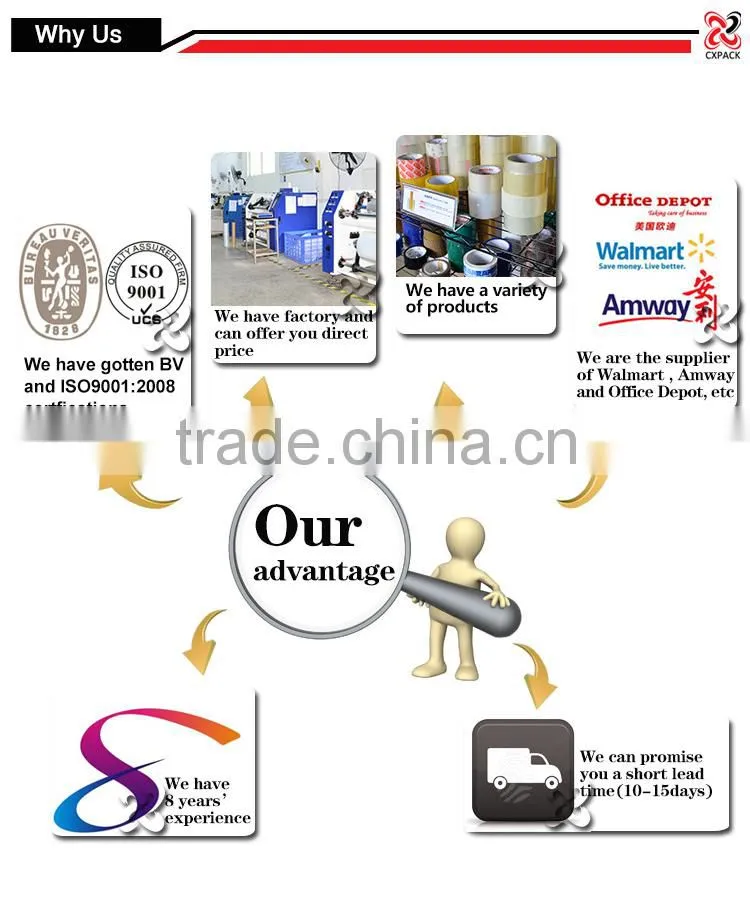 Low Noise Bopp Adhesive Tape/Carton Packing Tape