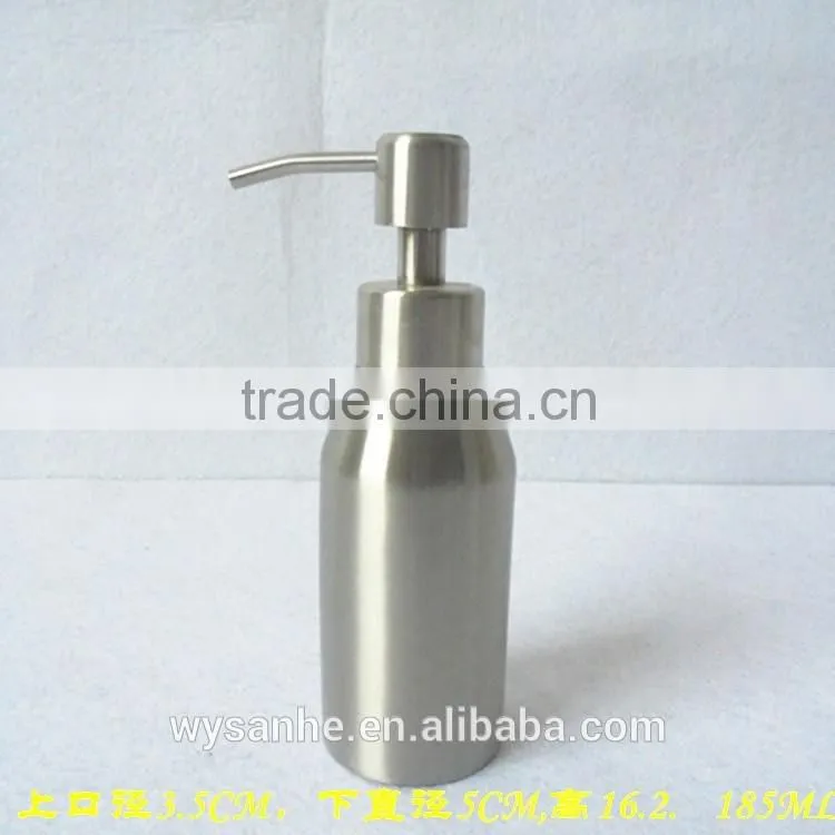 304 stainless steel hand liquid bottle body wash bottle soap dispensers