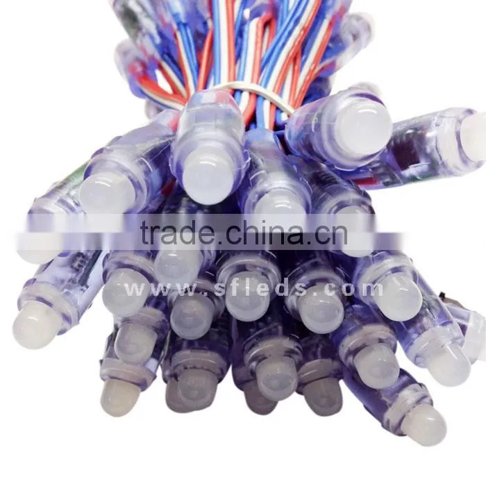 12V 12mm WS2811 Intelligent RGB Pixels IP68 Waterproof LED Light String