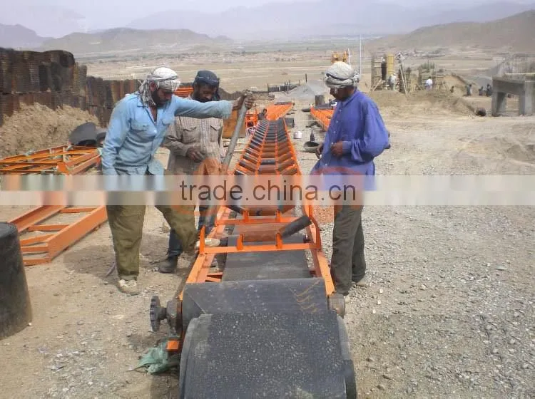 mobile belt conveyor for concrete batching plant finished products12m*800mm/12m*1000mm