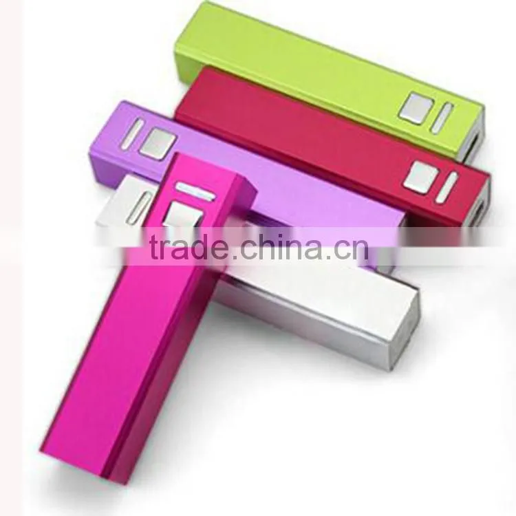 2016 Full Capacity 2600 mah Portable Mobile Power Bank,Mobile Power Supply with led light