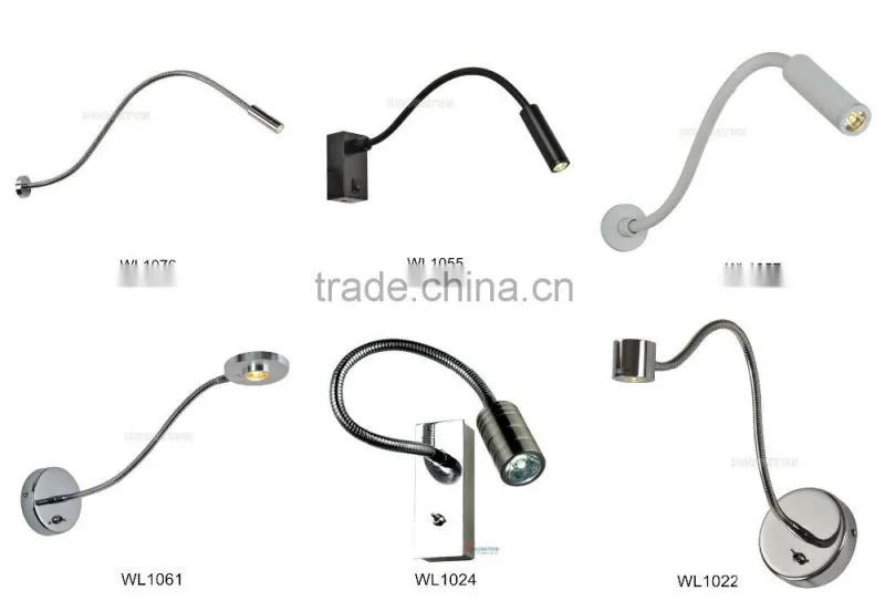 Led lighting modern flexible gooseneck wall sconce,Flexible gooseneck wall sconce,Wall sconce WL1031