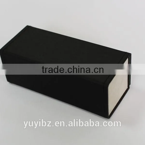 wood twill folding glasses box square sunglasses case