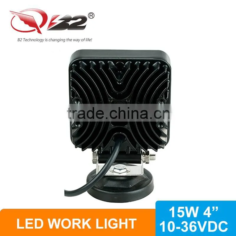 supper bright 15W led tractor work light led circle light