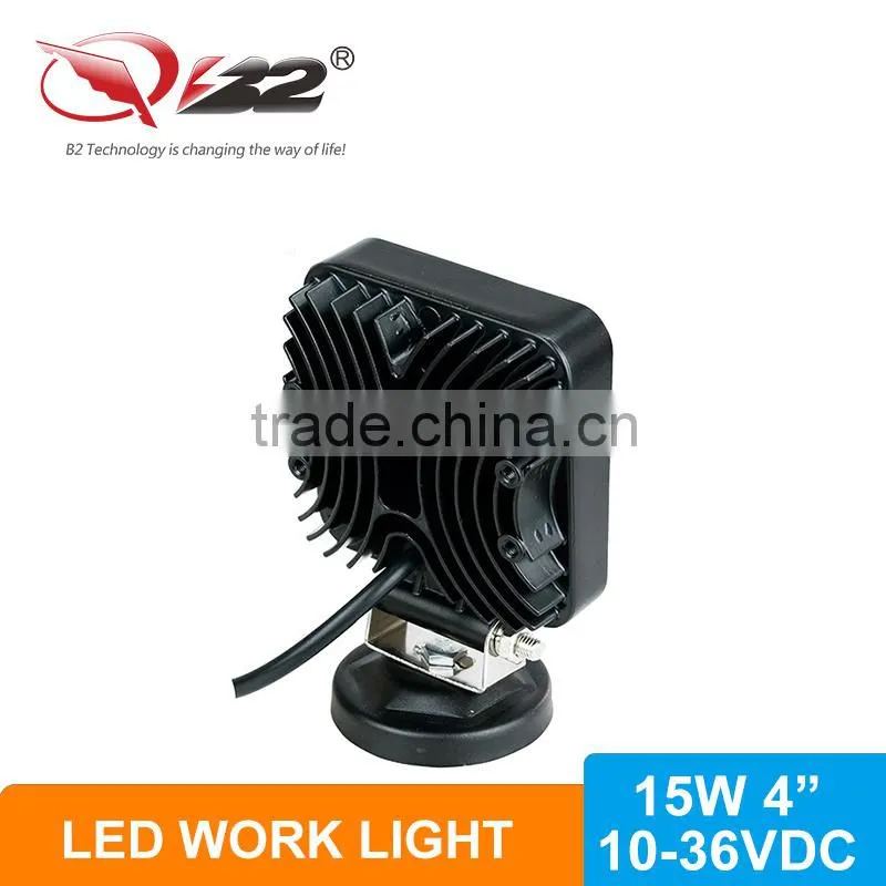 supper bright 15W led tractor work light led circle light