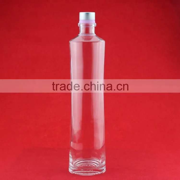 Good quality printing flower bottles fancy wildesd turkeyleg bottles 700ml empty liqueur bottles