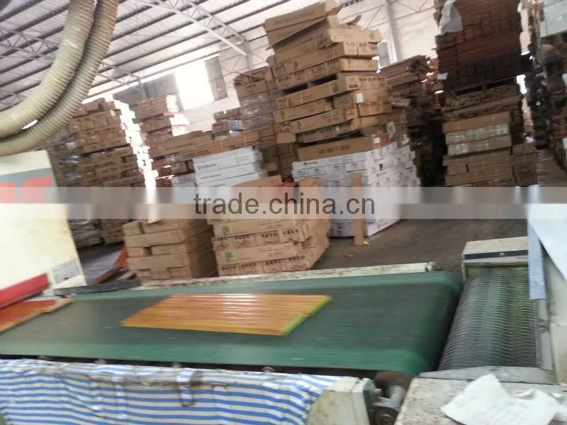 Finished Burma Teak Parquet Solid Wood Flooring