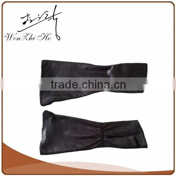 Winter Women Driving Hand Warmer Muff With Leather