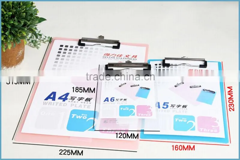Promotion A5 plastic clipboard, Clip Board