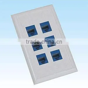 6 ports 1 ports 2ports face plate cabling faceplate