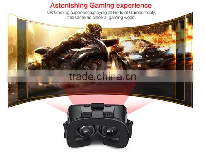 VR Box II 2.0 Google Cardboard Headset Glasses Mount Oculus Rift 3D Games Headset VR Virtual Reality 3D Glasses with gamepad