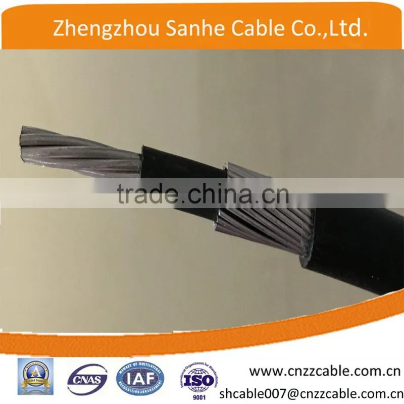 Aluminum /XLPE/PVC Conductor aluminum 8000 Concentrico 2x10mm2