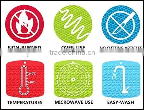 2016 new product heat resistant silicone pot holder