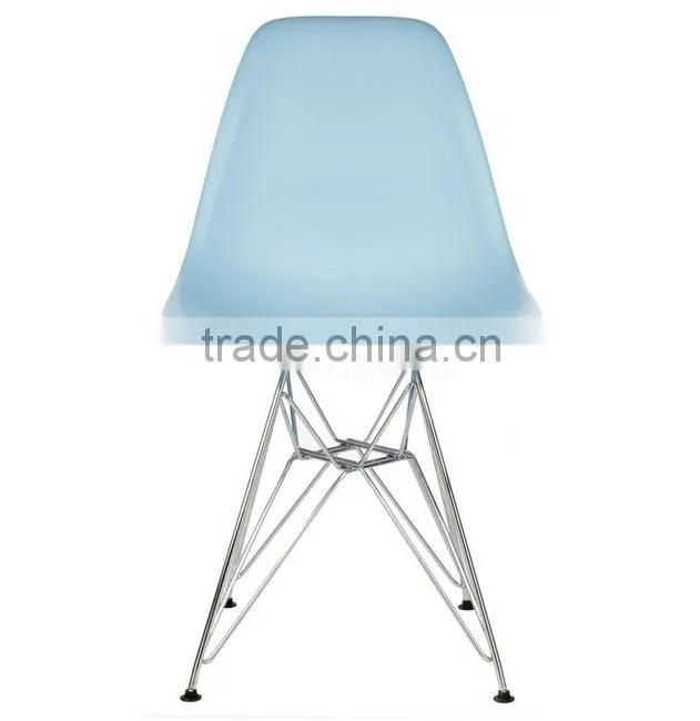 Designer Plastic Dining Side Rod Eiffel Base Chair