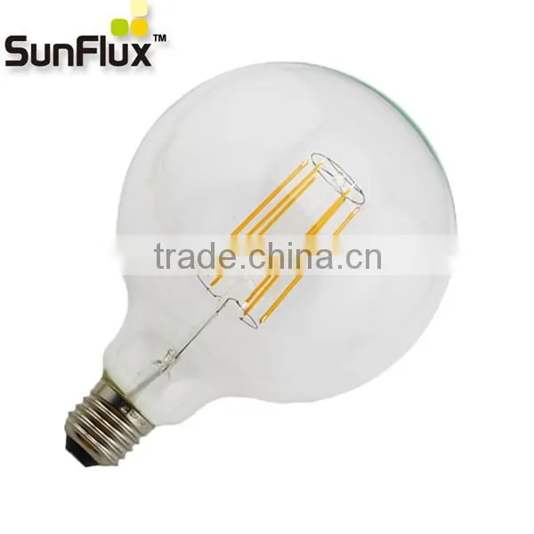 4.5W 2700k dimmable vintage led filament edison bulb G125