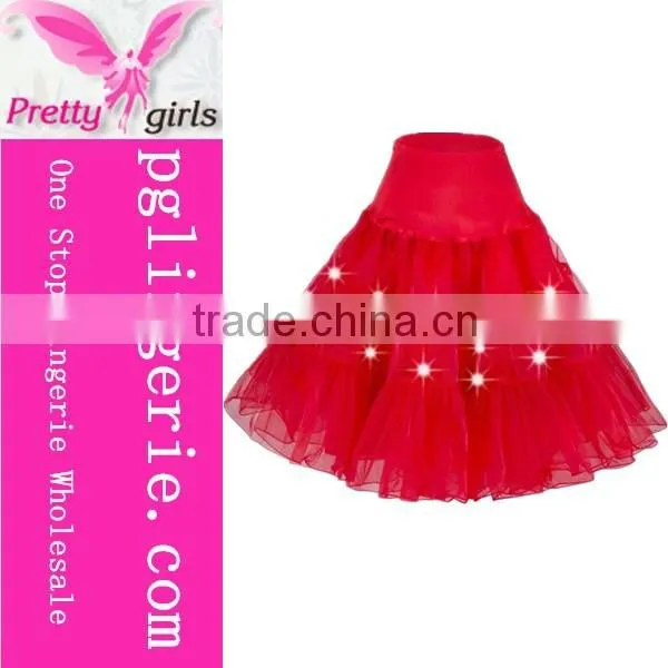 Wholesale ladies latest skirt design pictures,fancy skirt top designs led light lady skirt