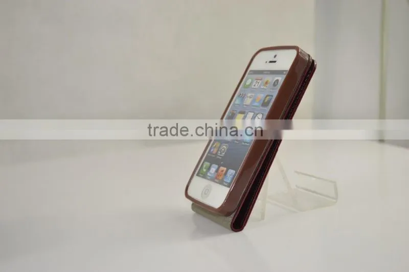 2016 Hot Sale New Style PU Leather case for iphone 6 with up and down flip cover case