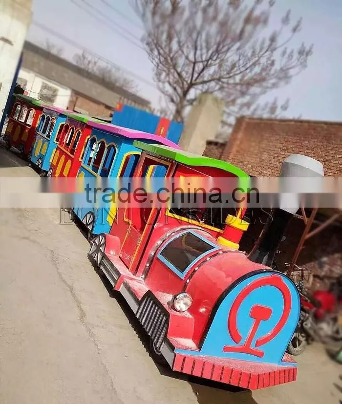 Kids Outdoor Games Equipment Electric Adult Train Used Road Train For Sale