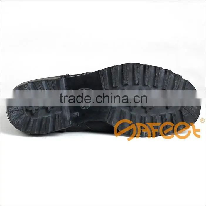 Hot wide steel toe new design wingtip safety shoes, work wear ce, wwi british army cavalry three buckle boots (SA-8301)