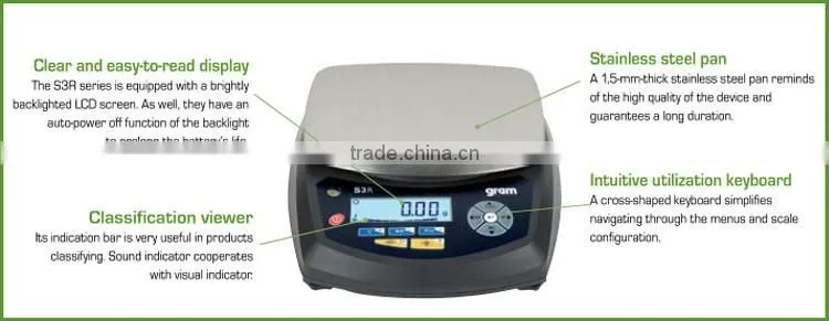 S3R-6KD Electronic Counting Weighing Scales with CE Approved