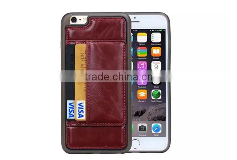 2015 new arrival hot selling leather case for iphone6, for iphone6 pink housing