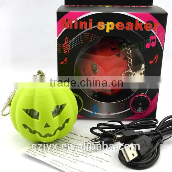 JY14 mini portable music speaker with rechargeable battery