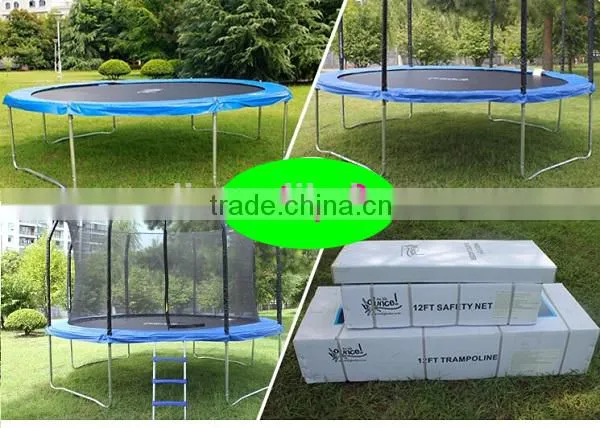 2015 hot sale portable trampoline(10feet to 16 feet), outdoor/indoor portable trampline