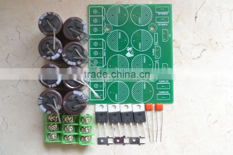 63V2200Uf X 8+MUR8100E X 4 Power supply board HIFI Stereo