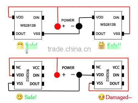 RGB LED strip digital led strip 60/m WS2812B