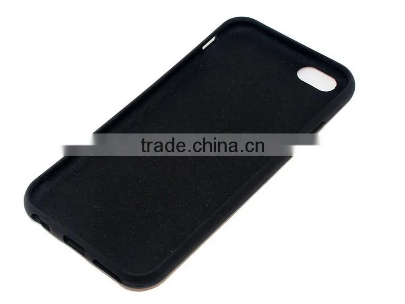 2016 new arrival wood cork case for cell phone cover leather for iphone 6