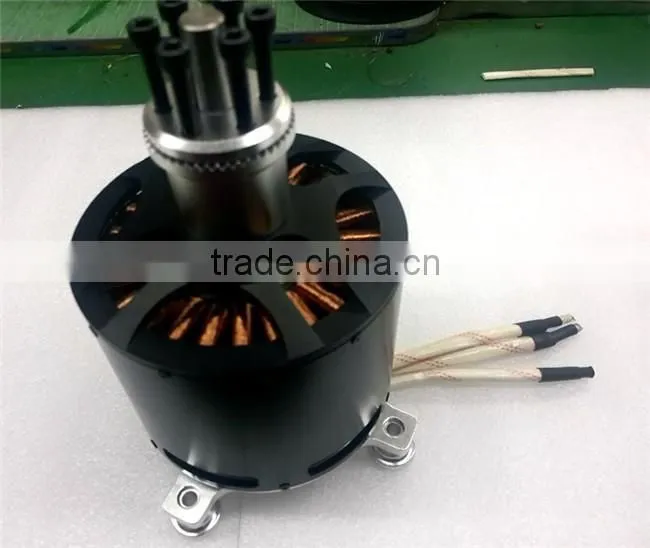 120100 KV80 25KW 60kg thrust Outrunner sensored/sensorless Motor for jet board