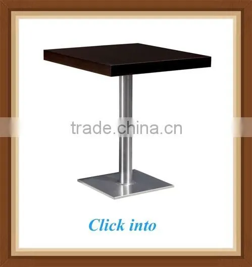 Dark Cocoa Stained Rubberwood wooden dining table designs