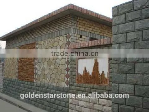 beige mushroom stone exterior wall cladding