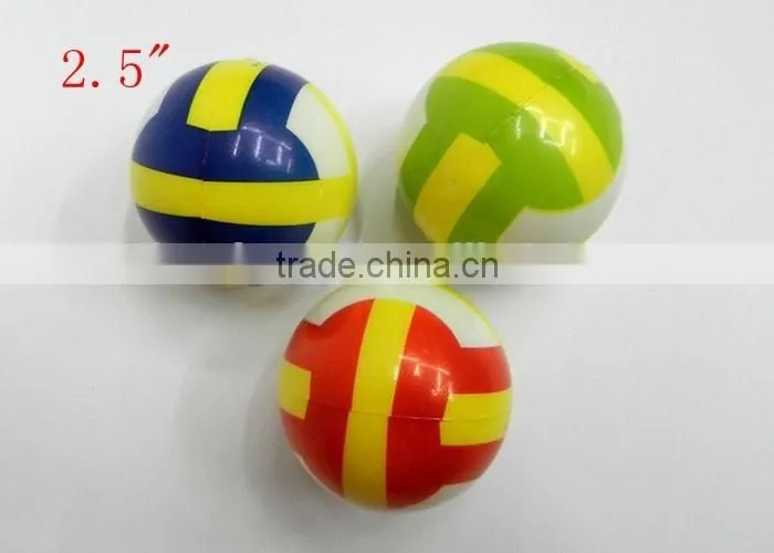 volleyball children toy balls Soft anti stress ball,PU foam Ball