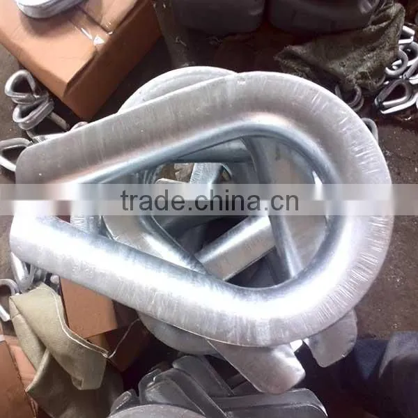 Galvanized mild steel BS464 Wire Rope Thimble cabe thimbles